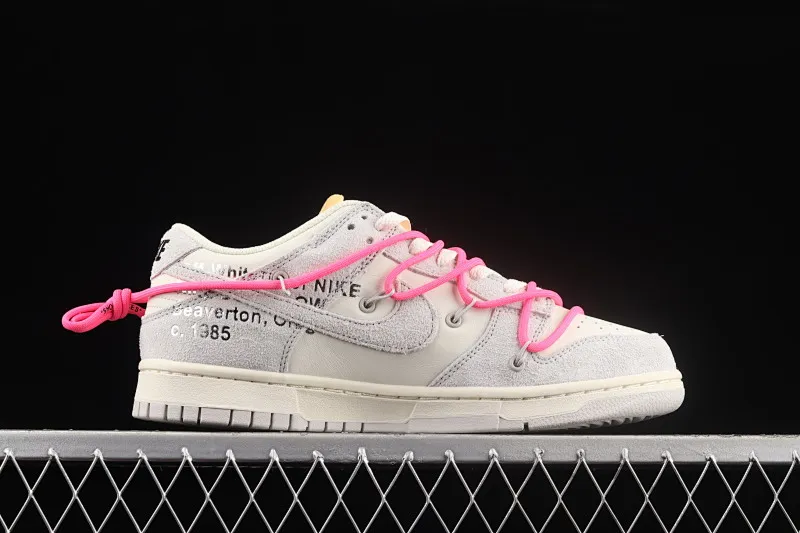 All Categories Nk SB Dunk Series Nk SB Dunk Low Low-top Sneakers Pure Original Version OF x Nk Dunk Low OW Suede SB Smash Backboard Fashion Casual Sneakers DJ0950-117